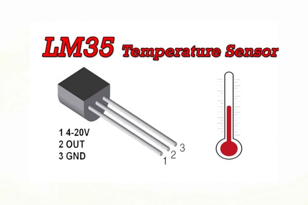 Mô hình thiết kế cấu tạo cảm biến nhiệt lm35