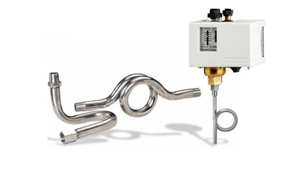 Sử dụng ống xi phông giảm nhiệt cho công tắc áp suất cơ